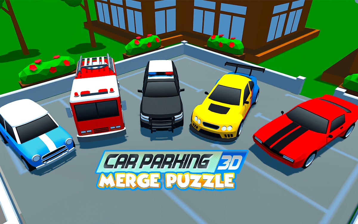 Car Parking 3D Merge Puzzle - Building game