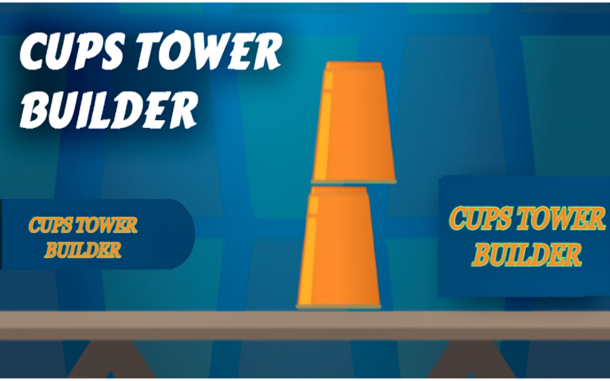 Cups Tower Builder - Casual game