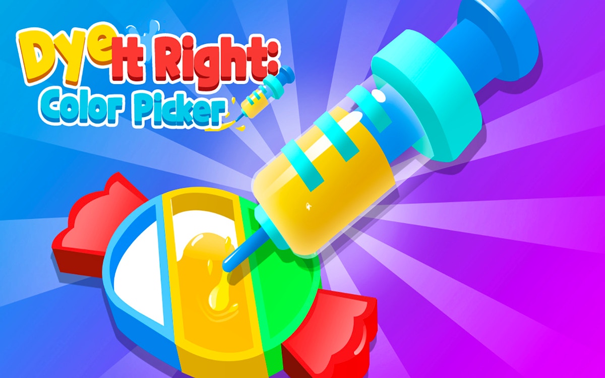 Dye it Right Color Picker - Drawing game