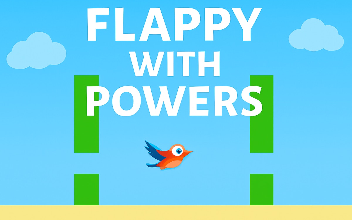 Flappy with Powers - Arcade game