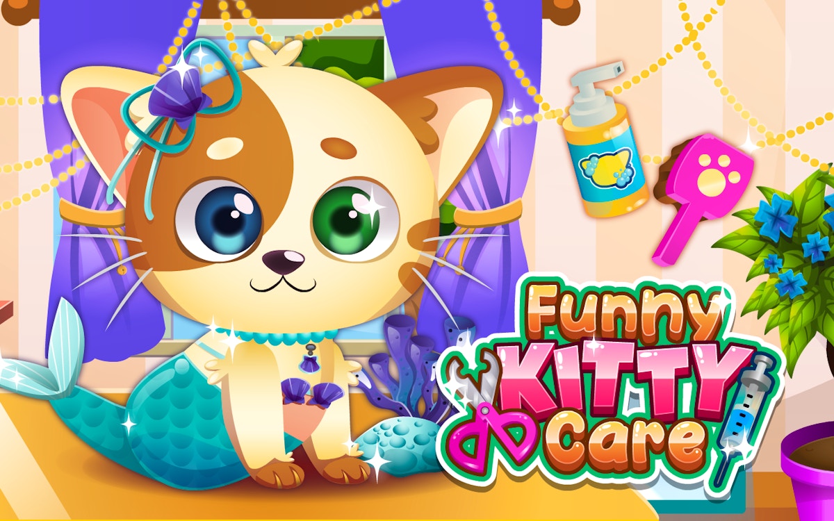 Funny Kitty Care - Dress Up game