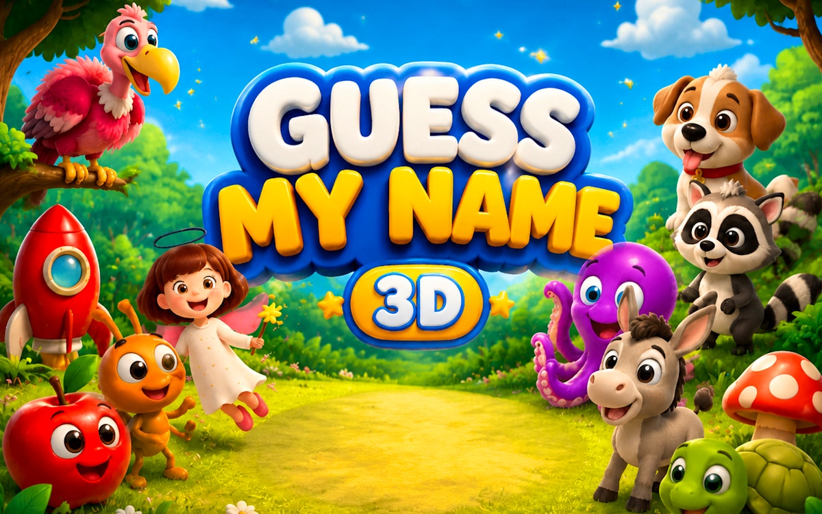 Guess my Name 3D - Word game