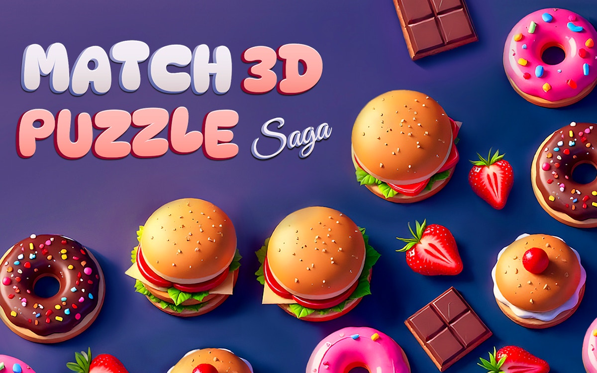 Match 3D Puzzle Saga - Casual game