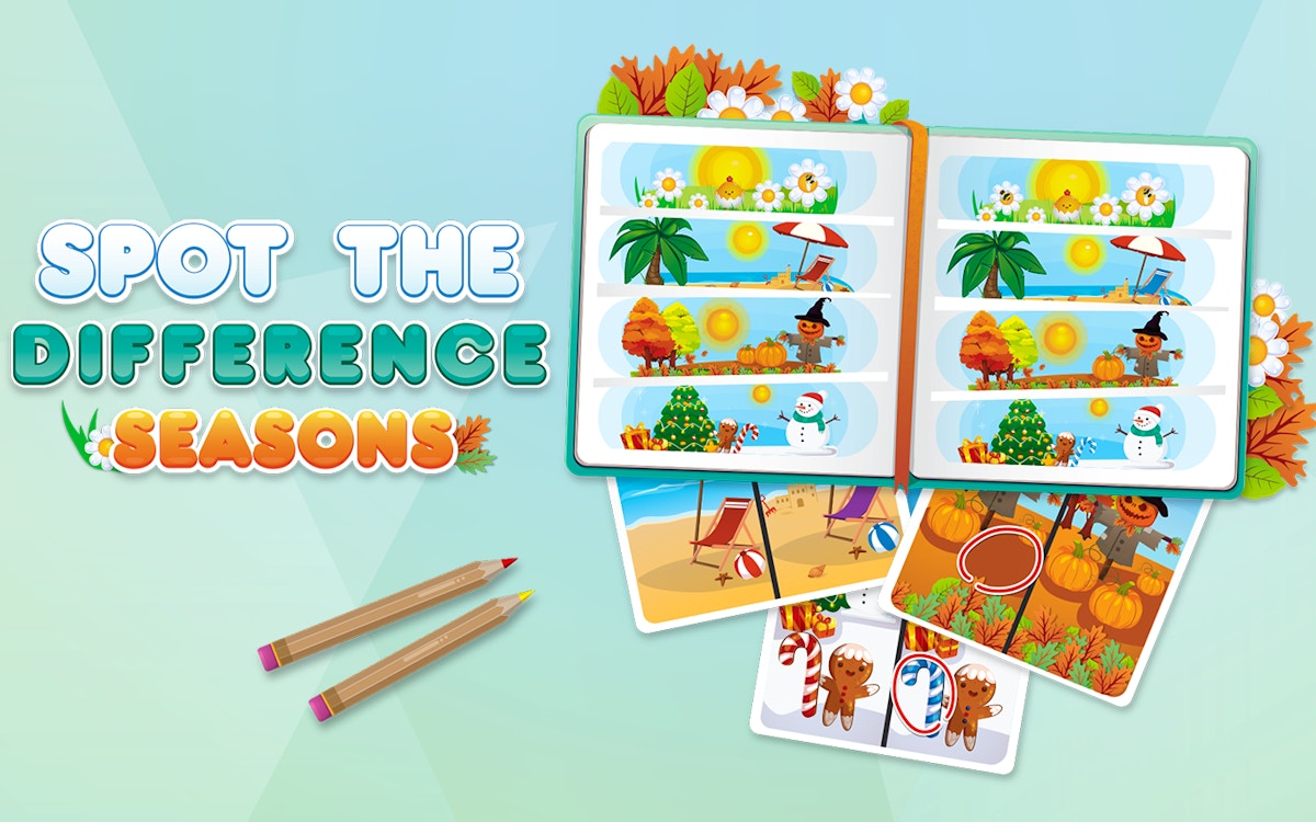 Spot the Difference - Seasons - Hidden Object game